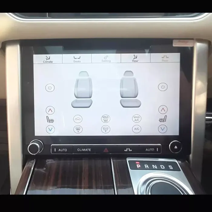 Сенсорная панель климата Range Rover 4 2012-2017 - Kuberg ZF-2002 LCD/ЖК экран 10" с отверстием под CD