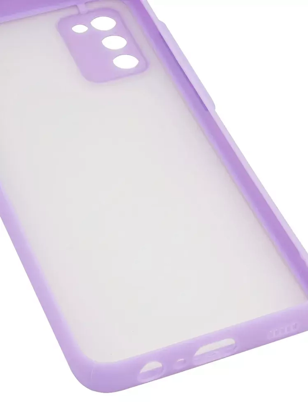Накладка Cover Slide Samsung A12 сиреневый Zibelino