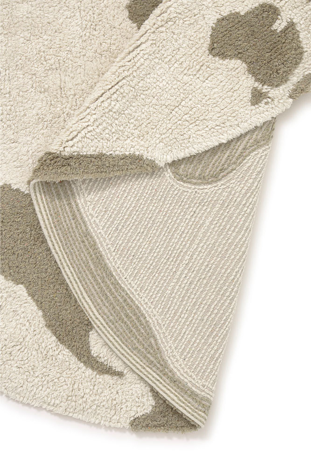 Ковер Lorena Canals RugCycled World Map (Ø120 cм)