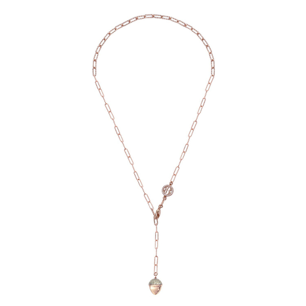 Колье Boccadamo Caleida KGR003RS RG с кристаллами Swarovski, покрытием золотом