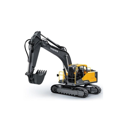 Радиоуправляемый экскаватор Double Eagle Volvo EC160E 1/16, 2.4G, металл, 3 в 1 RTR