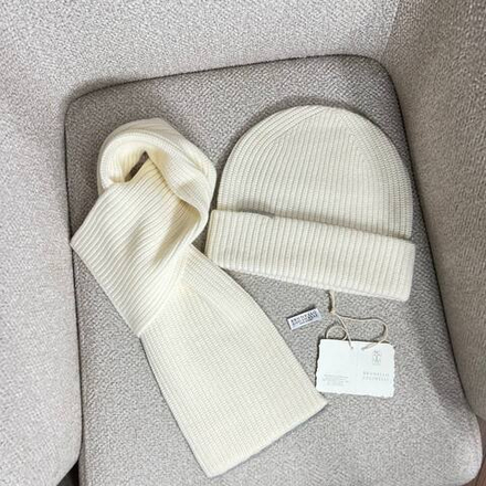 Комплект Brunello Cucinelli (шапка + шарф)