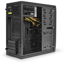 Корпус для компьютера Exegate EX272748RUS Корпус Minitower Exegate QA-412U Black, mATX, , 2*USB+2*USB3.0, Audio