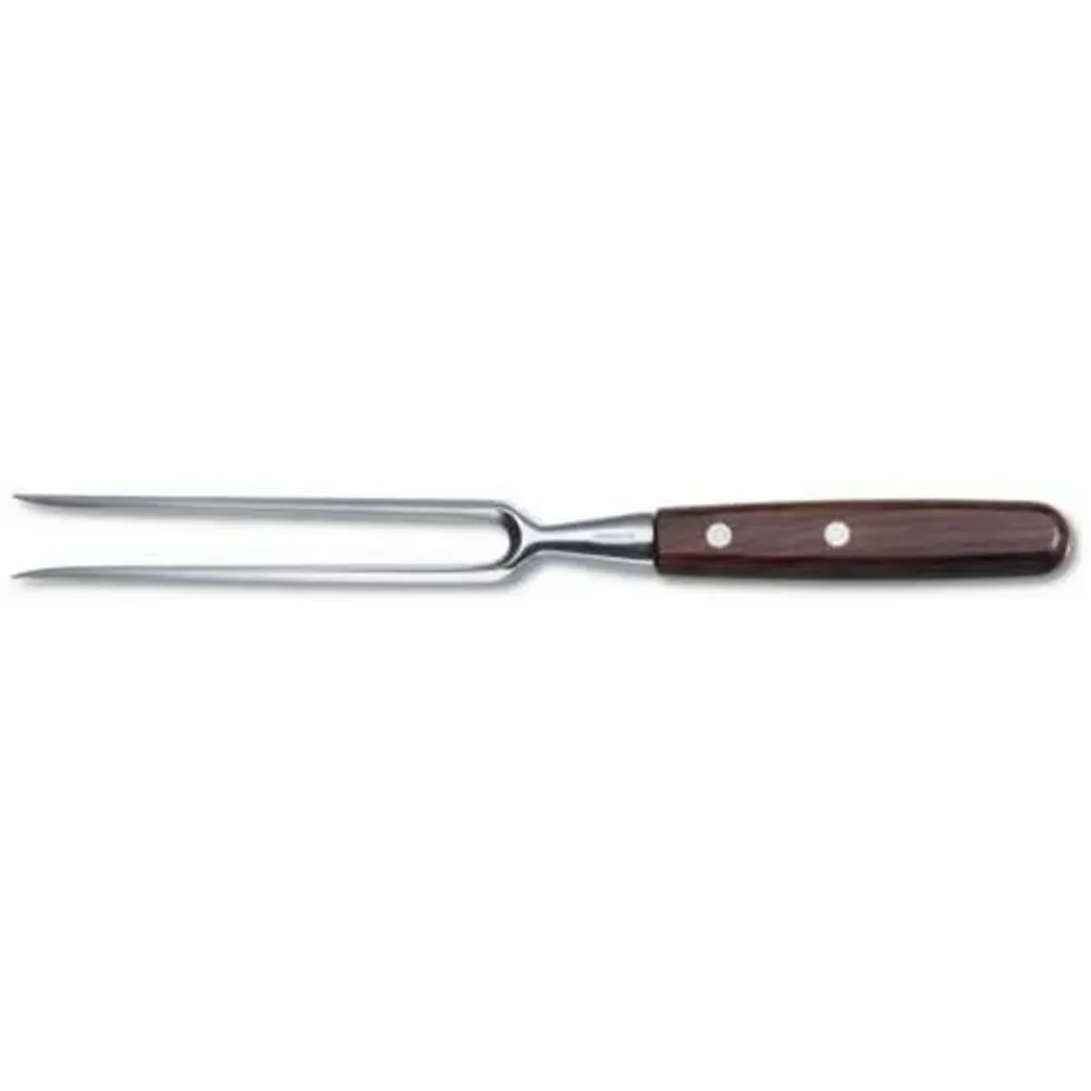 Вилка для мяса поварская 18 см Rosewood нерж. с дерев. ручкой Victorinox