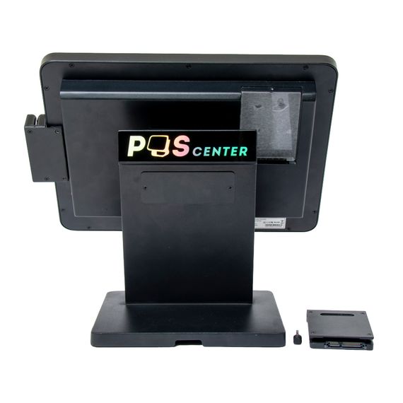 Сенсорный моноблок POScenter POS90ES (15&quot;, PCAP, J3455, RAM 4Gb, SSD 64Gb замена SSD без вскрытия корпуса, MSR) без ОС
