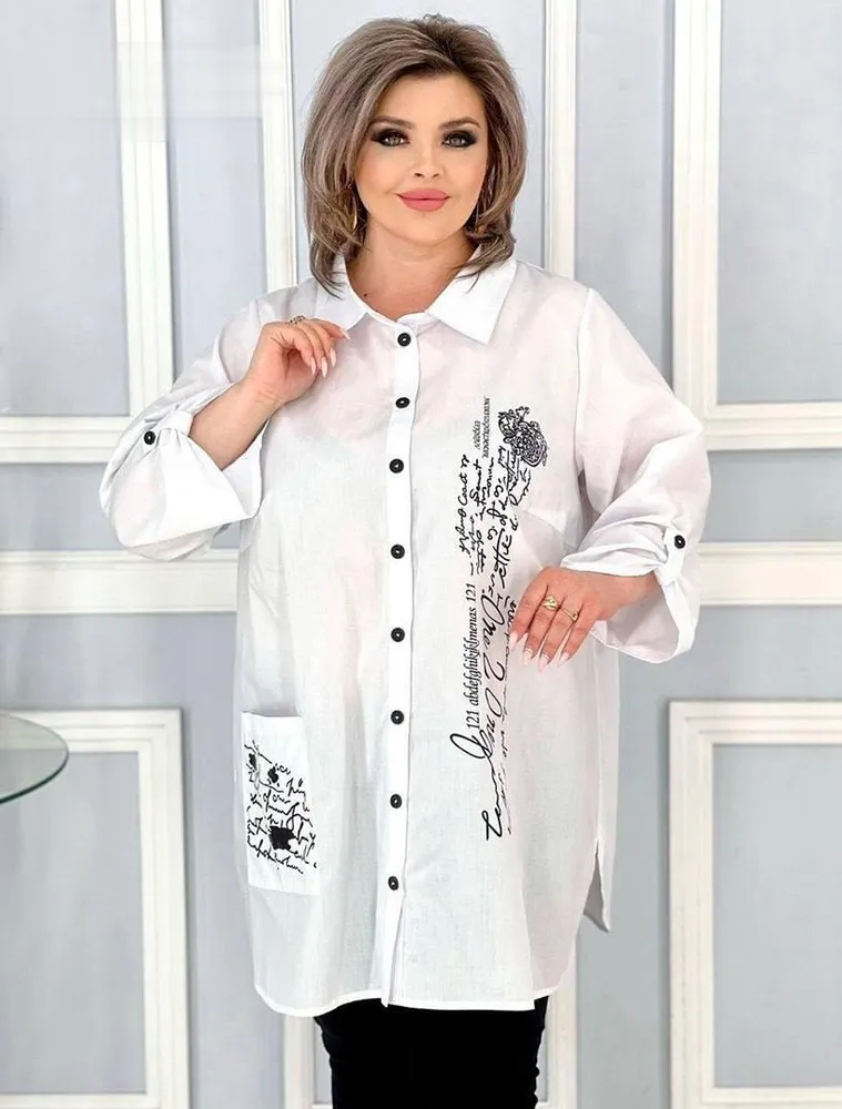 Рубашка «Газета» Фабрика Моды