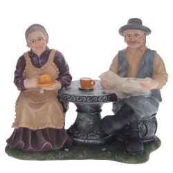 GAEM Фигурка декоративная "Бабушка с дедушкой", L20 W11 H17 см, 2в.