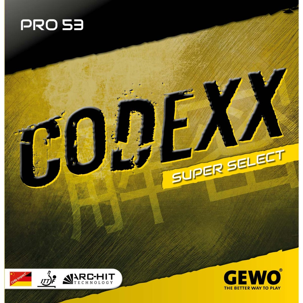 Накладка для настольного тенниса GEWO Codexx Pro 53 Super Select