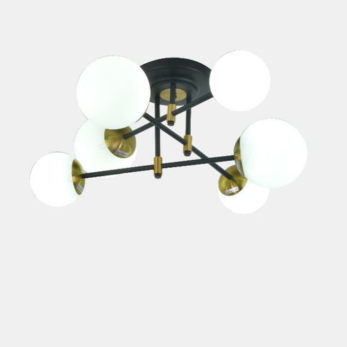 Потолочная люстра Mirastyle SL-41236/6 BK+YB