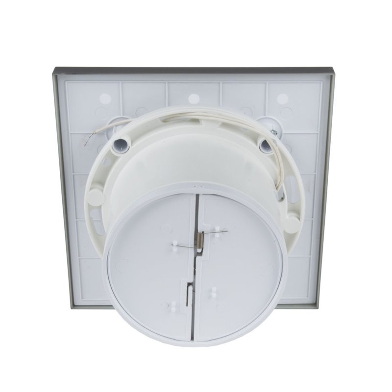 Вытяжной сверхмощный вентилятор ММ-Р 08 квадрат 169 м³/час с обратным клапаном под плитку