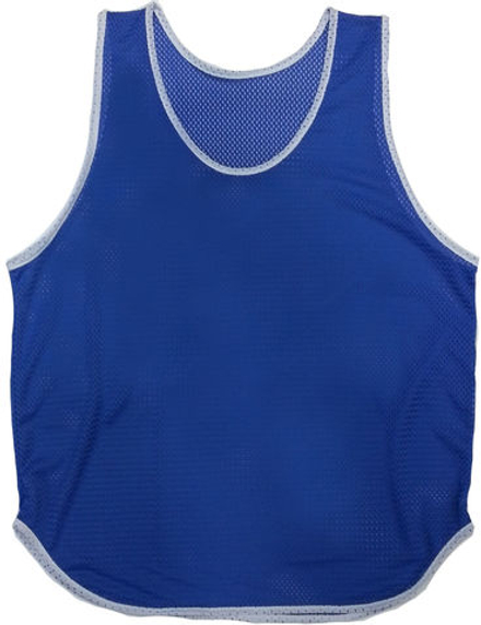 Продажа сетом 10 шт (250 руб за штуку). Манишка футбольная, ткань аналог Adidas, трикотаж сетка 80 гр. синяя M01-02