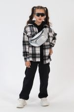 Рубашка для девочки Квадро-1 Виотекс ЧЁРНЫЙ