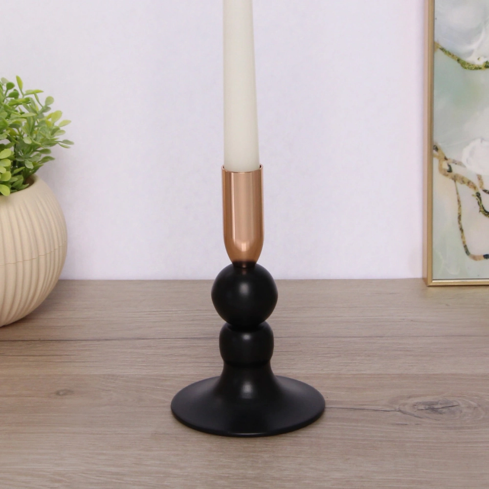 Подсвечник «FARY TALE» 9*16 см, Черный/золото