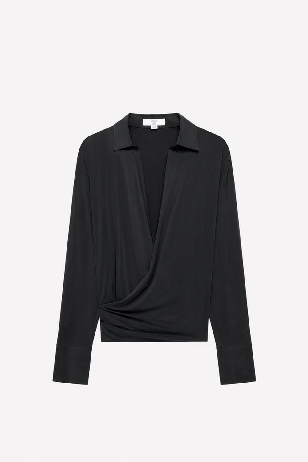 ZARA X LUDOVIC DE SAINT SERNIN РУБАШКА-КИМОНО, ЧЕРНЫЙ