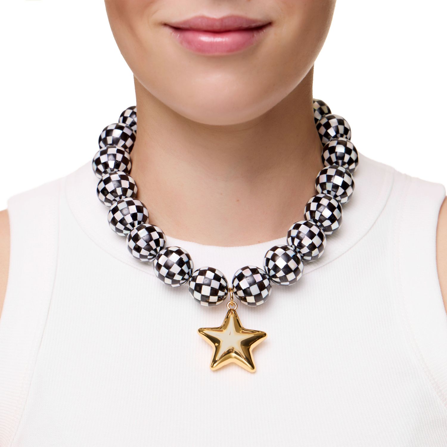 Колье Pvc Ball Necklace With Star Charm