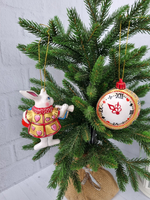 Набор игрушек чеширский кот, часы и кролик из Алисы