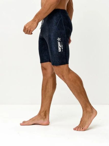 Шорты Sargan Sport 1040/BKBL 2 мм черный/синий