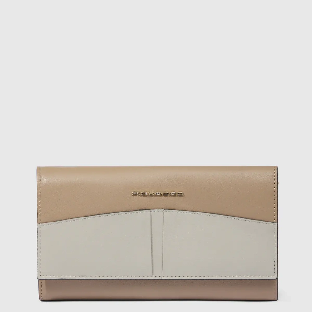 Портмоне-клатч Piquadro Ashley/Beige