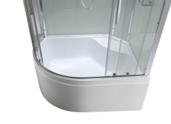 Душевая кабина AvaCan (АваКан) EM5811RLEDT с высоким поддоном, с ГМ, с электрикой и LED освещением, 110х80х220