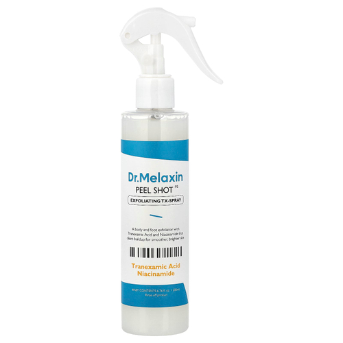 Dr.Melaxin, Peel Shot, SX-Spray, отшелушивающий спрей, отшелушивающее средство для тела и ног, 200 мл (6,76 жидк. унции)