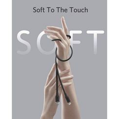 Кабель Anker PowerLine III Flow USB-C to Lightning 0.9м (A8662H11) Black