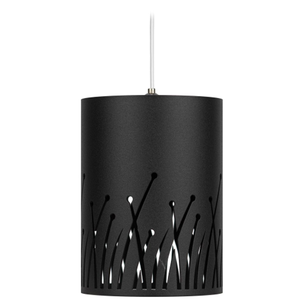 Светильник подвесной (подвес) ЭРА PL30 BK цоколь GX53 потолочный цилиндр черный