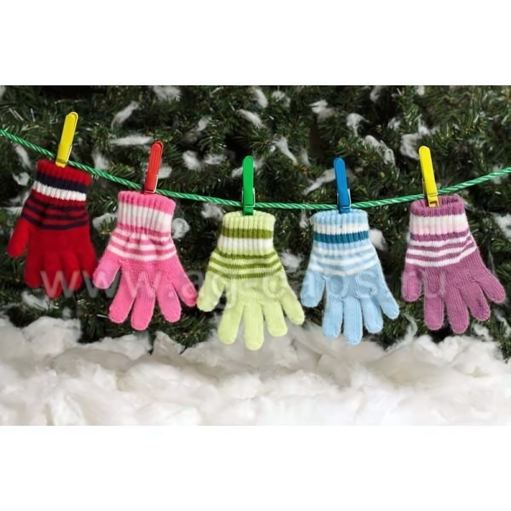 Перчатки детские 9003 р. 14, 1 шт.