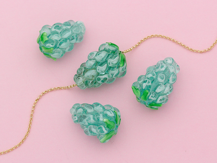 Бусина "Виноград" 23мм, стекло