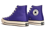 Converse 1970s Chuck Taylor All Star comfortable casual non-slip wear-resistant high-top canvas shoes for men and women the same purple