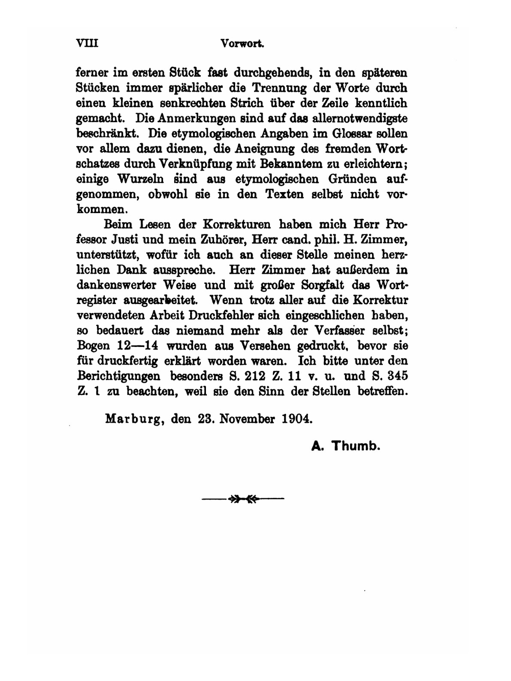 Handbuch des Sanskrit, mit Texten und Glossar. Eine Einführung in das sprachwissenschaftliche Studium des Altindischen | Albert Thumb; Herman Hirt