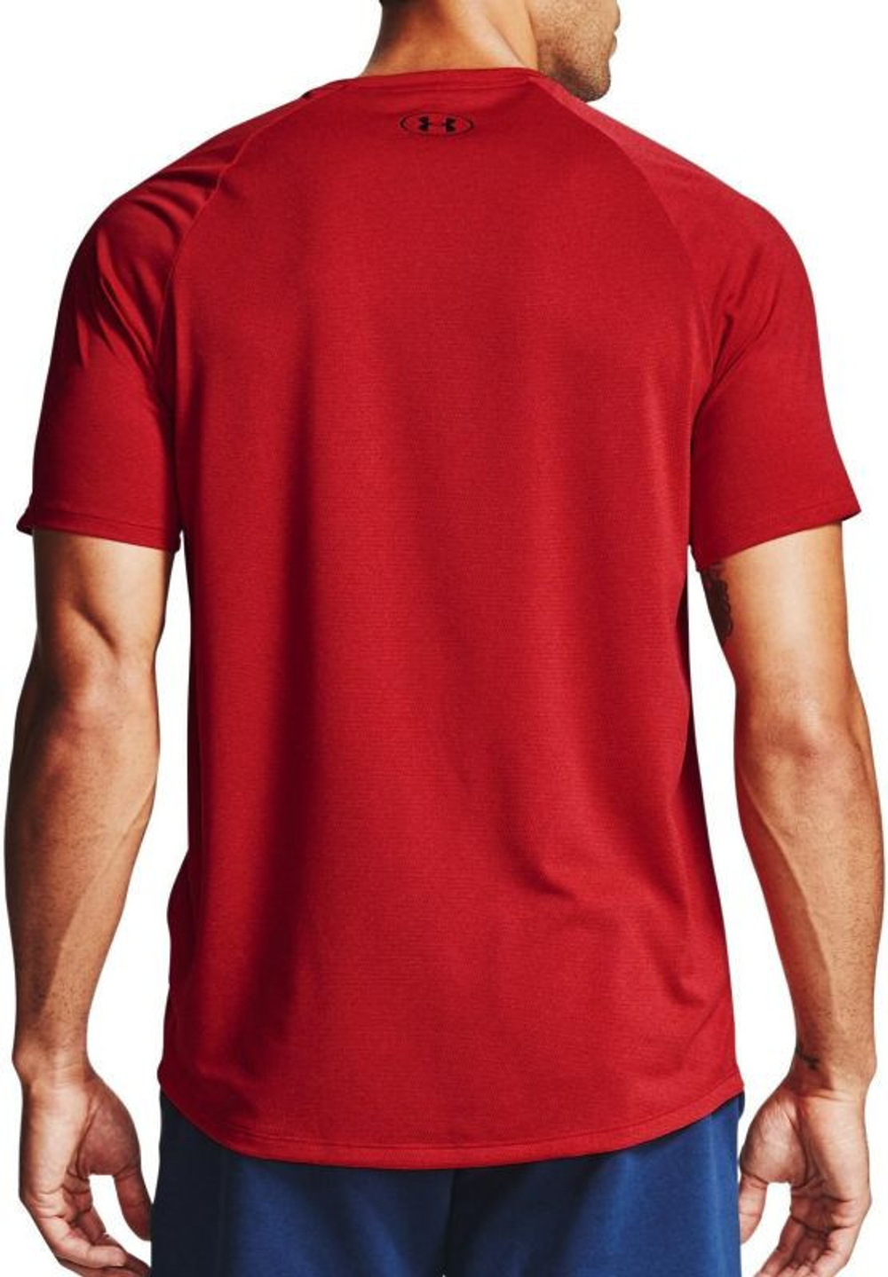 Мужская теннисная футболка Under Armour UA Tech 2.0 SS Tee Novelty - красный