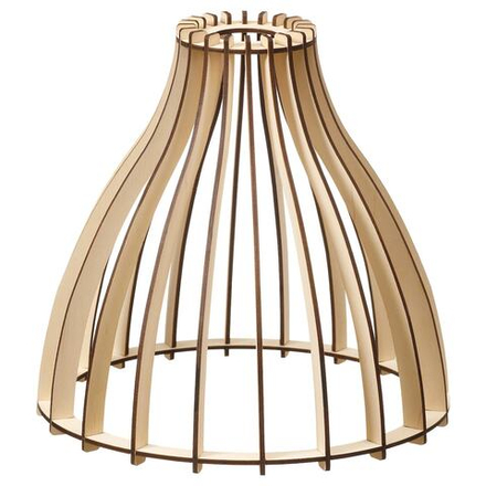 IKEA DAGGPUNKT  (ИКЕА ДАГГПУНКТ)  -  Абажур, фанера, 28 см