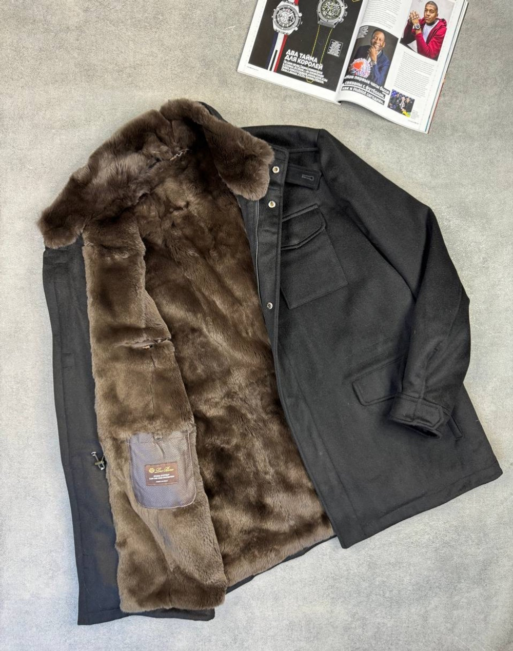 Куртка с мехом Loro Piana