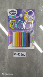 Тесто для лепки на блистере 3 формочек, C-42209