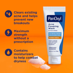 PanOxyl, Пенка для умывания от акне, для лица и тела, максимальная сила действия, 28 г (1 унция)