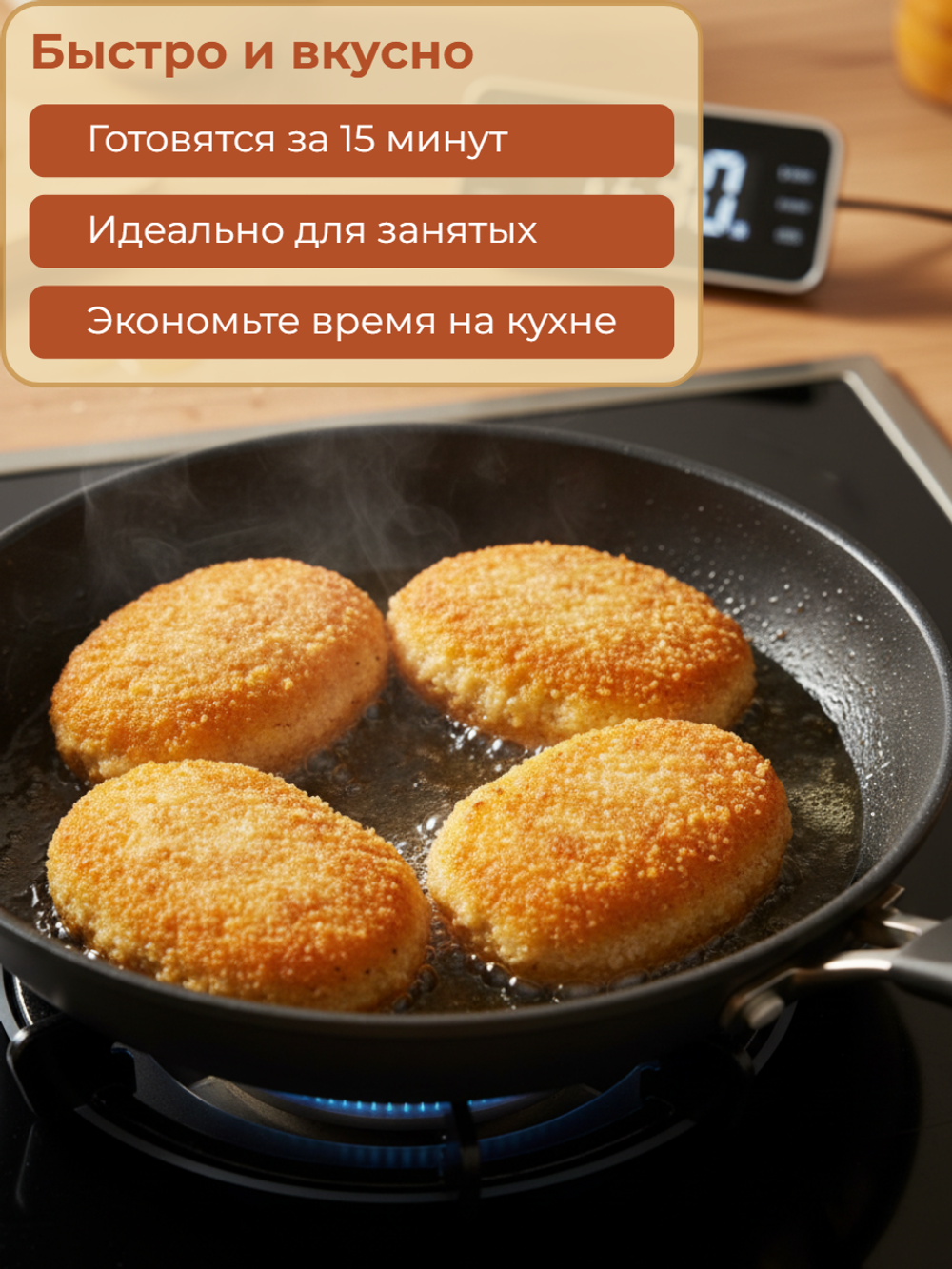 Котлеты куриные со сливочным маслом и зеленью "Мираторг" 1,5 кг