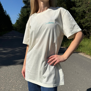 Футболка Аскона. Цвет: молочный (айвори)