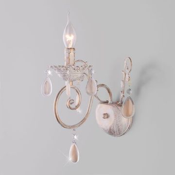 10009/1 / настенный светильник /  золото с белым