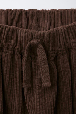 ZARA ВЕЛЬВЕТОВЫЕ БРЮКИ, КОРИЧНЕВЫЙ