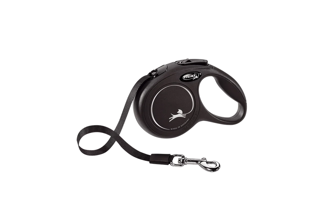 Поводок-рулетка Flexi New Classic tape XS 3m 12 kg black