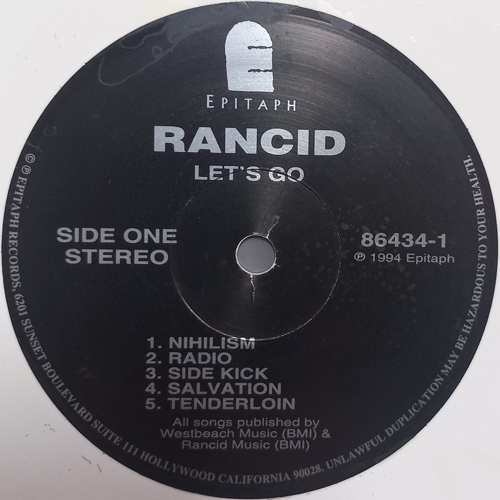 Rancid / Let's Go (Coloured Vinyl) (2х10" Vinyl LP)