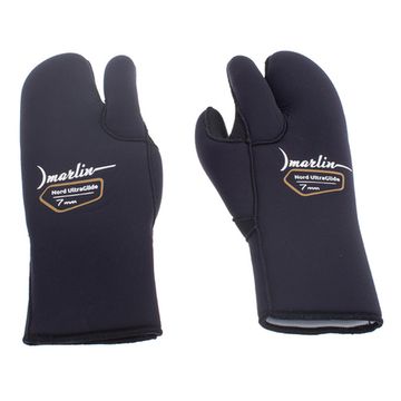 Перчатки трехпалые Marlin Nord Ultraglide 7 мм Черные