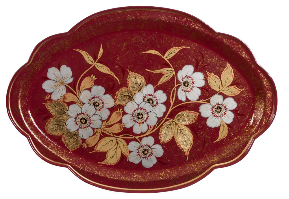 Zhostovo metal tray A11D12122023066