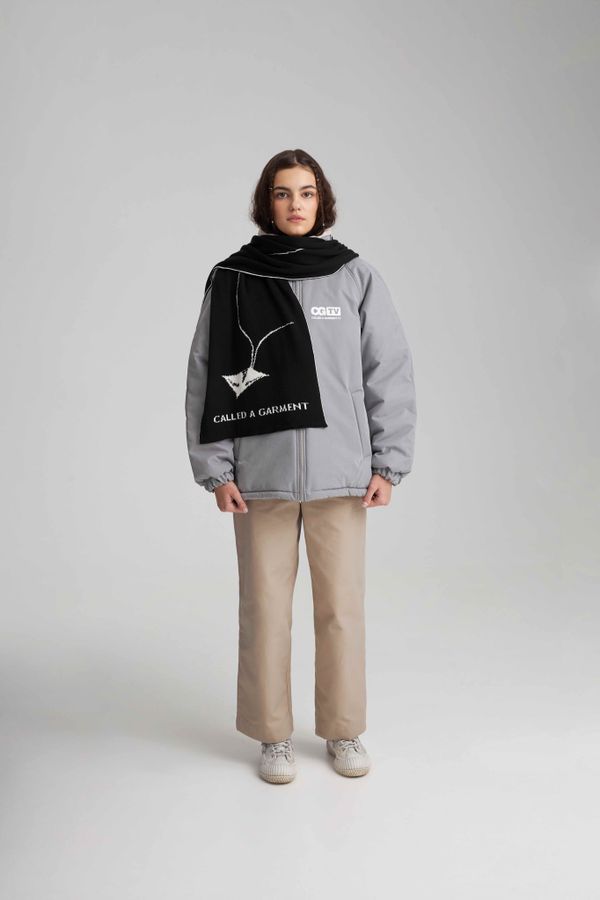 Шарф Kite Черно-Сливочный - фото 3