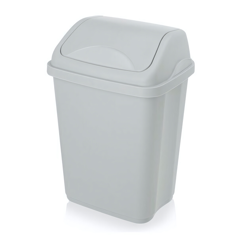 Контейнер для мусора "Ultra" 26 л с перекидным верхом цвет в ассортименте