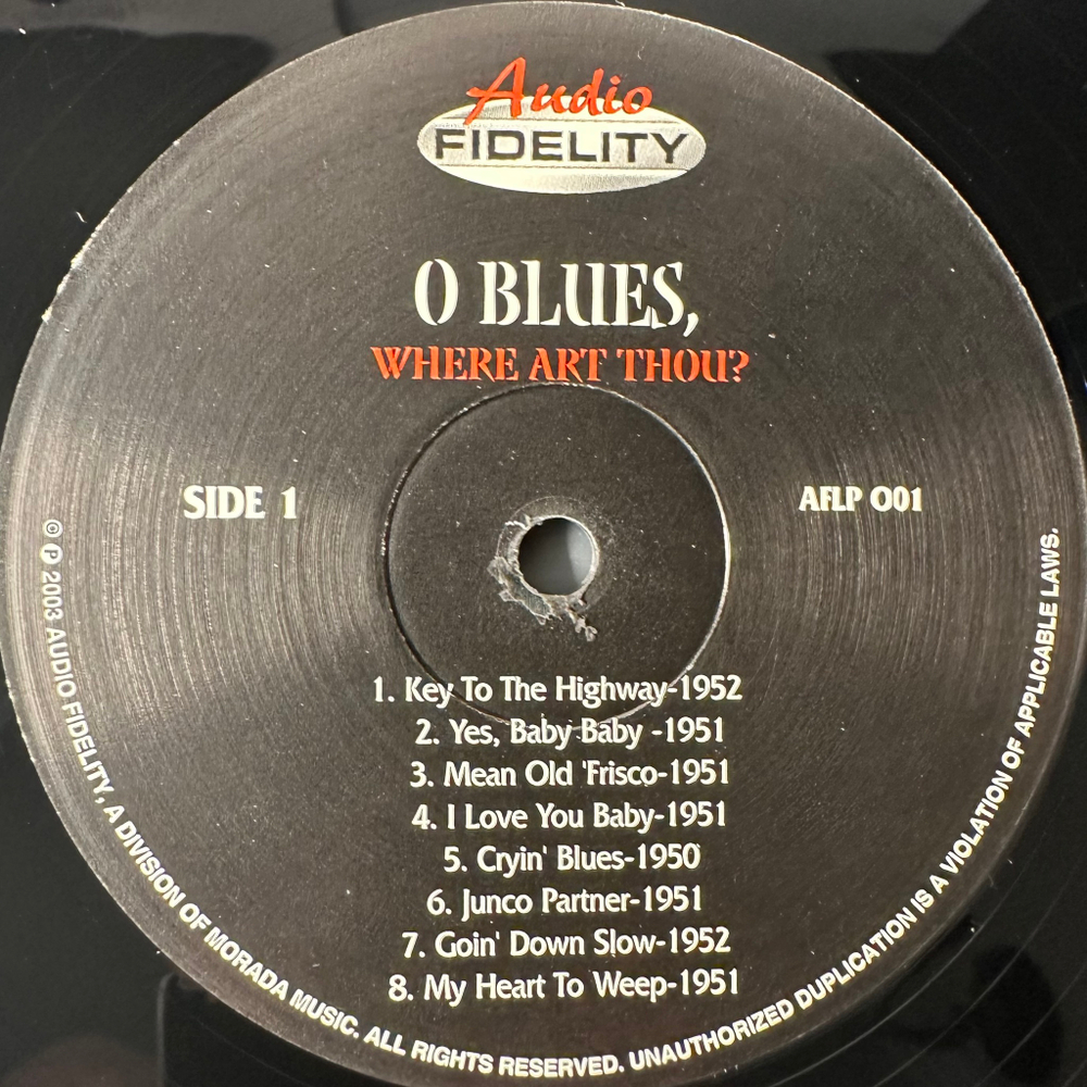 Сборник O Blues, Where Art Thou? (США 2003г.)
