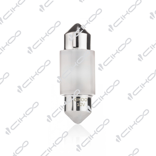 Лампа светодиодная 12V 10W салонный 31 мм белый 2 SMD Cikoo