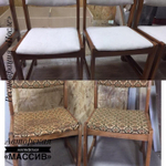 Реставрация деревянного каркаса стульев/перетяжка