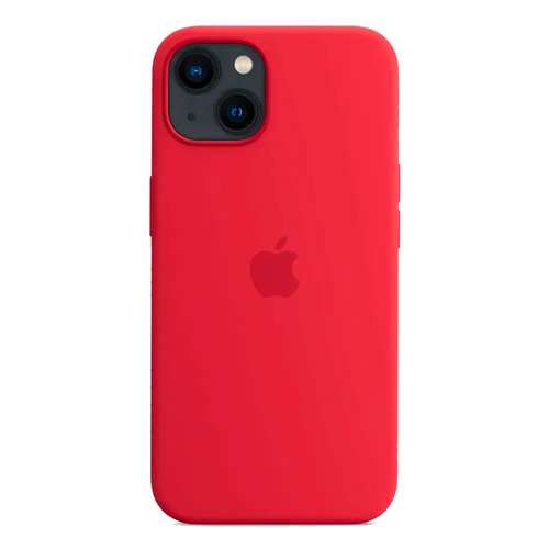 Силиконовый чехол с поддержкой MagSafe Apple Silicone Case для iPhone 13 mini, Red (Красный)
