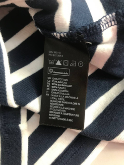 Кофта в полоску на 4-6 лет